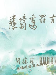 违停处罚有时间限制吗