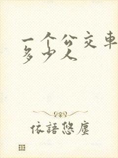 一个公交车能坐多少人