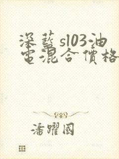 深蓝sl03油电混合价格
