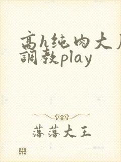 高h纯肉大尺度调教play