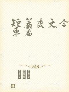短篇爽文合集公车篇