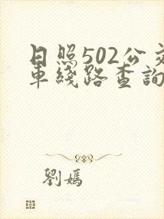 日照502公交车线路查询