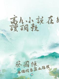 高h小说在线阅读调教
