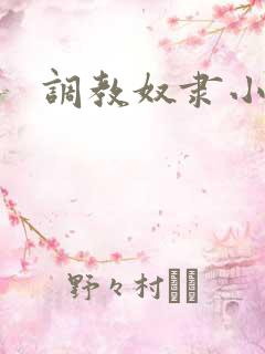 调教奴隶小说网