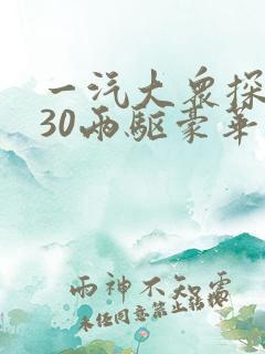 一汽大众探岳330两驱豪华型