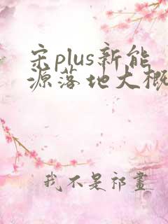 宋plus新能源落地大概多少钱
