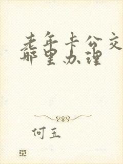 老年卡公交卡在哪里办理