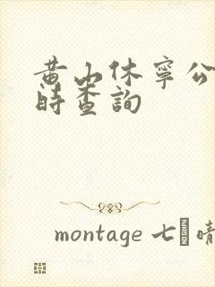 黄山休宁公交实时查询