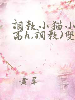 调教小猫小说(高h,调教)双性