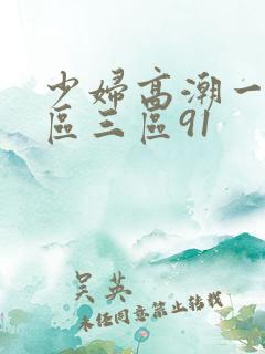 少妇高潮一区二区三区91