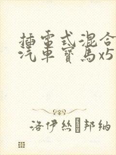 插电式混合动力汽车宝马x5