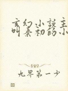 玄幻小说主人公叫秦初的小说