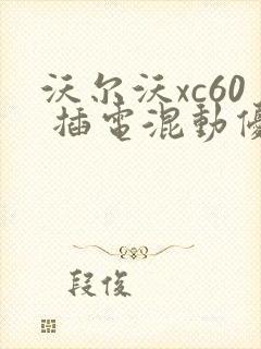 沃尔沃xc60 插电混动优惠价