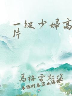 一级少妇高潮女片