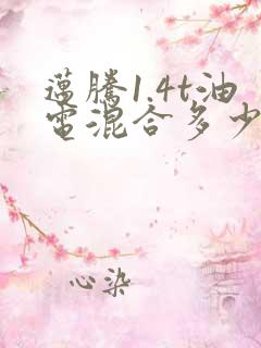 迈腾1.4t油电混合多少钱