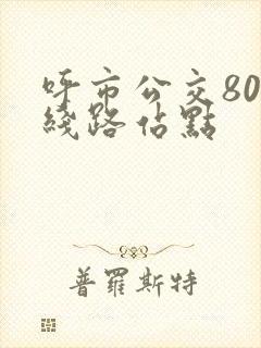 呼市公交80路线路站点