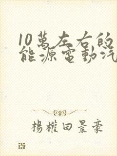 10万左右的新能源电动汽车哪个好