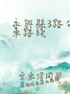 永兴县3路公交车路线