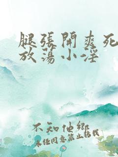 腿张开爽死你个放荡小淫