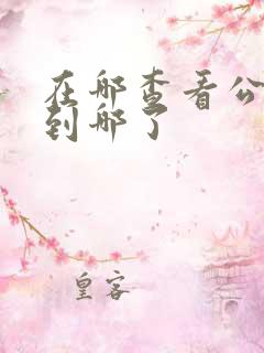 在哪查看公交车到哪了