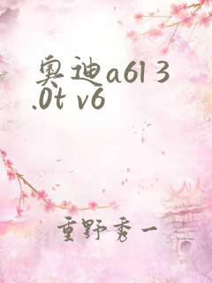 奥迪a6l 3.0t v6