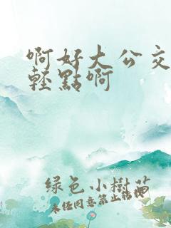 啊好大公交车上轻点啊