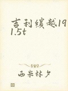 吉利缤越19款1.5t