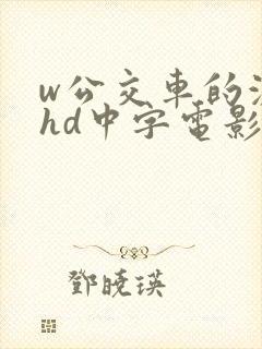 w公交车的激情hd中字电影