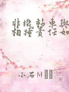 非机动车与行人相撞责任如何划分 非机动车与行人相撞责任如何划分