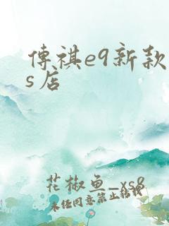 传祺e9新款4s店