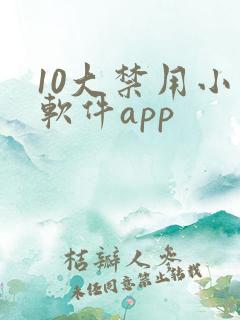 10大禁用小说软件app