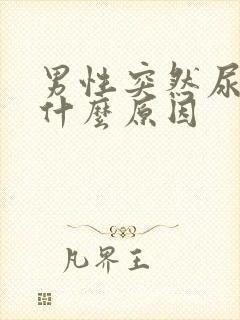 男性突然尿不尽什么原因