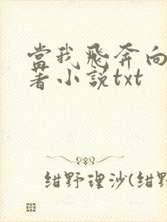 当我飞奔向你原著小说txt 当我飞奔向你原著小说txt