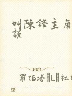 叫陈锋主角的小说 叫陈锋主角的小说