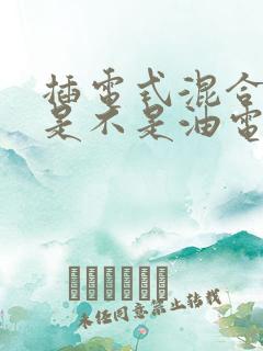 插电式混合动力是不是油电混合