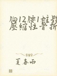 胸12腰1椎体压缩性骨折鉴定几级