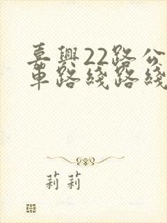 嘉兴22路公交车路线路线