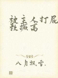 被主人打屁股调教撅高