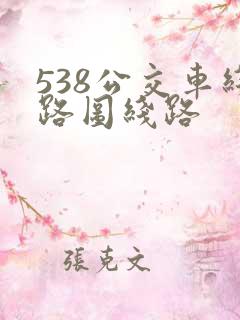 538公交车线路图线路