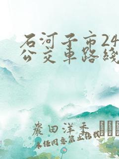 石河子市24路公交车路线路