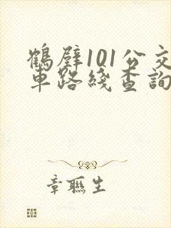鹤壁101公交车路线查询