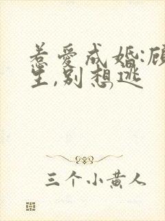 惹爱成婚:顾先生,别想逃