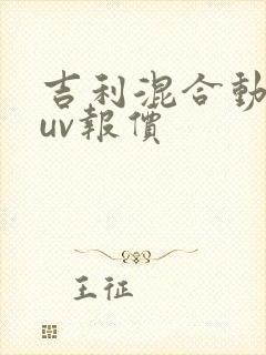 吉利混合动力suv报价 吉利混合动力suv报价