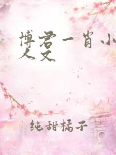 博君一肖小说同人文