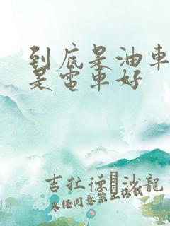 到底是油车好还是电车好