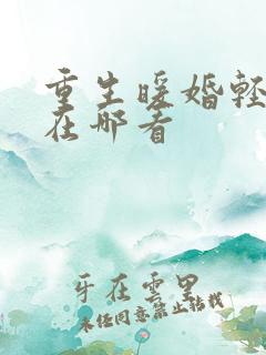 重生暖婚轻宠妻在哪看