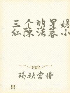 三个明星媳妇陈红陈法蓉小说 三个明星媳妇陈红陈法蓉小说