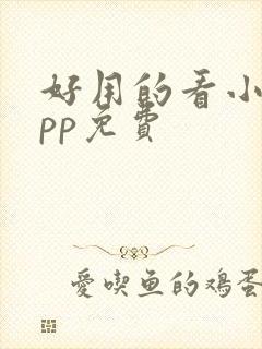 好用的看小说app免费