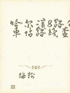 哈尔滨8路公交车站路线查询表 哈尔滨8路公交车站路线查询表