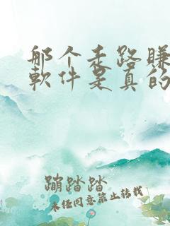那个走路赚钱的软件是真的 那个走路赚钱的软件是真的